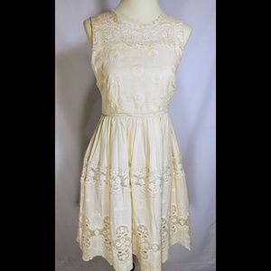 Altar'd State sun dress in cream, size small